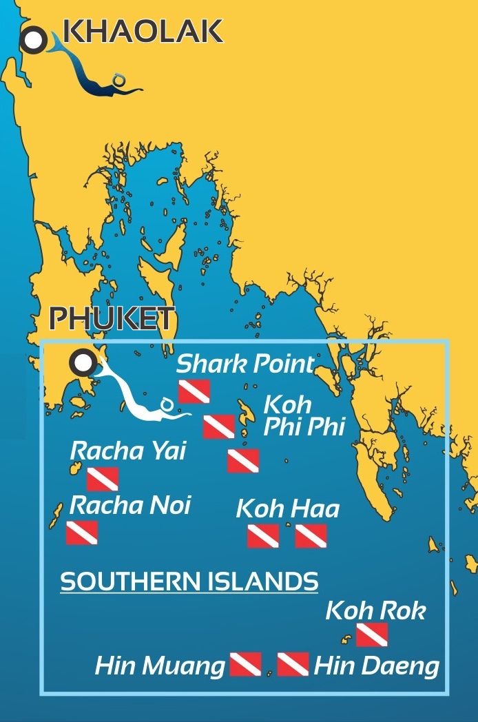 Carte : Îles du Sud